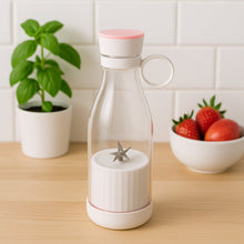 Blender Portable Juicer with 4 Blades 400 Ml Multicolor