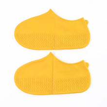 Non-Slip Yellow Reusable Silicone Shoe Cover for Boots