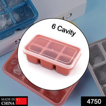 6-Cavity Silicone Ice Tray – Ideal for Kitchen & Home Use